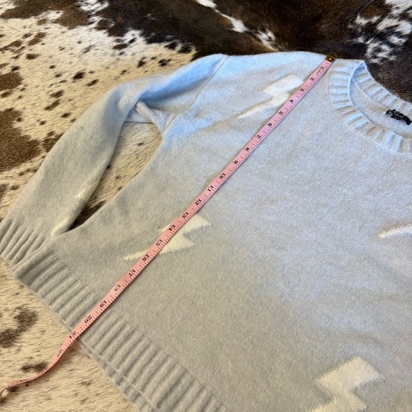 RAILS Perci Grey White Lightning Pull Over Sweater Size Small - Picture 9 of 9